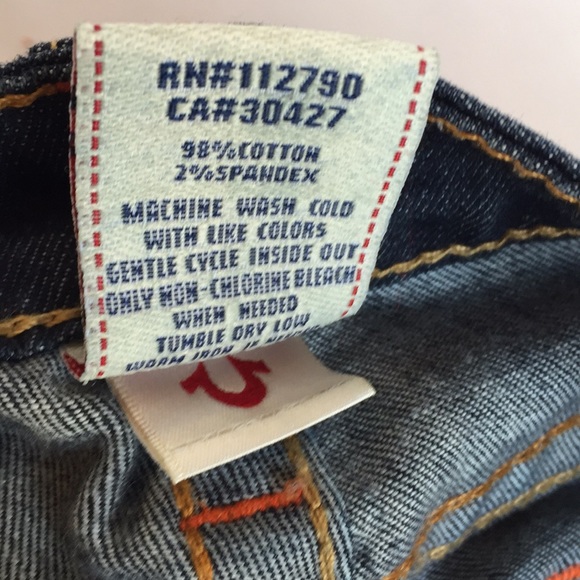 True religion dark wash skinny jeans size 27 - Picture 4 of 8